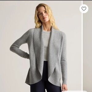 Quince Mongolian cashmere Open Front Cardigan Sweater